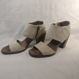 Toms Majorca Heeled Canvas Sandals